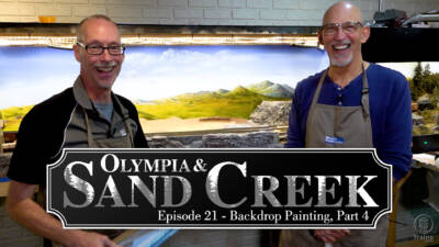 Olympia & Sand Creek, Episode 21 | Painting the backdrop – Part 4