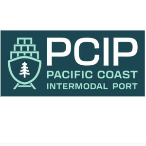 Logo of the Pacific Coast Intermodal Port project at the Port of Coos Bay, Ore.