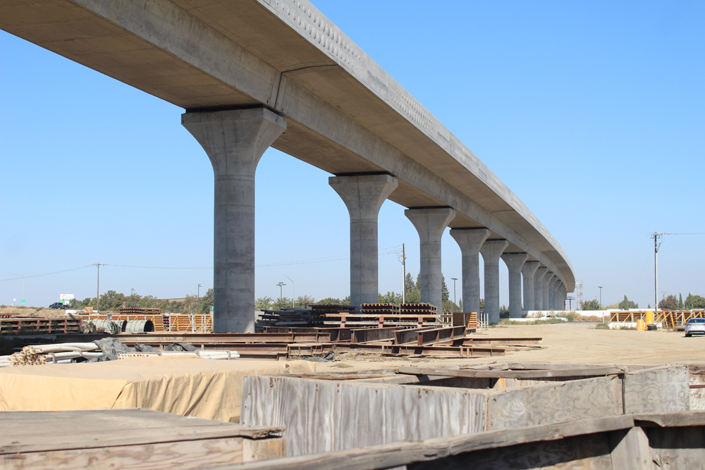 Large concrete bridge