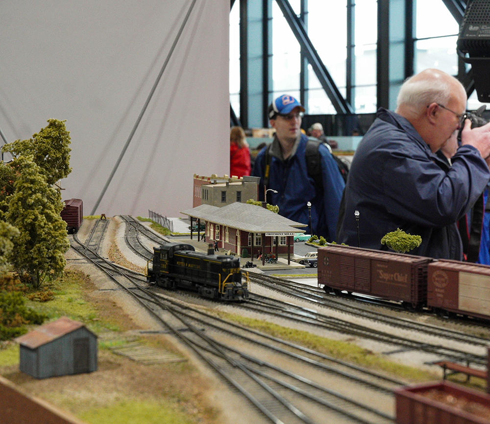 Model Railroader’s N scale T-TRAK layout was a big hit at the show and help generate interest in using modular layout systems as a great way to get started in the hobby. 