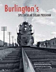 Cover of book covering Burlington Route steam excursions in the 1960s