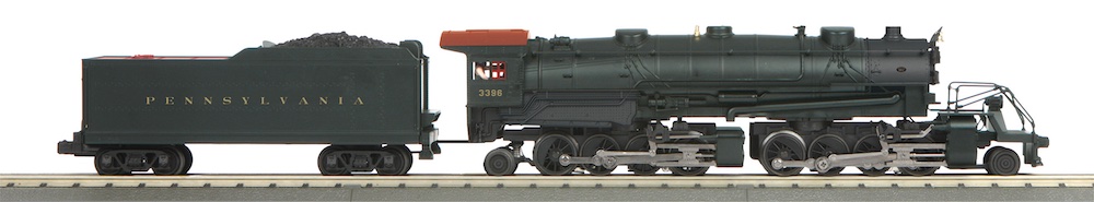 drawing of black model steam locomotive