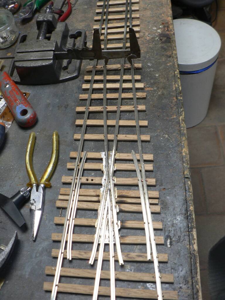 model track on workbench