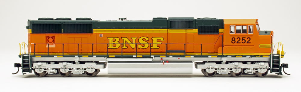 Color photo showing side view of HO diesel on white background.