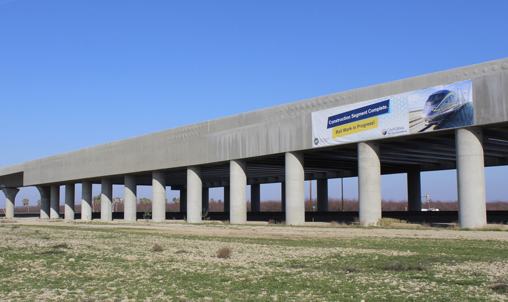 Large concrete bridge