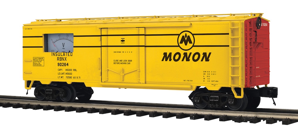 yellow and red model boxcar